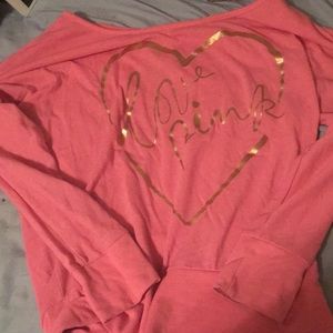 Pink long sleeve shirt